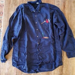 Retro Crayola Button Down